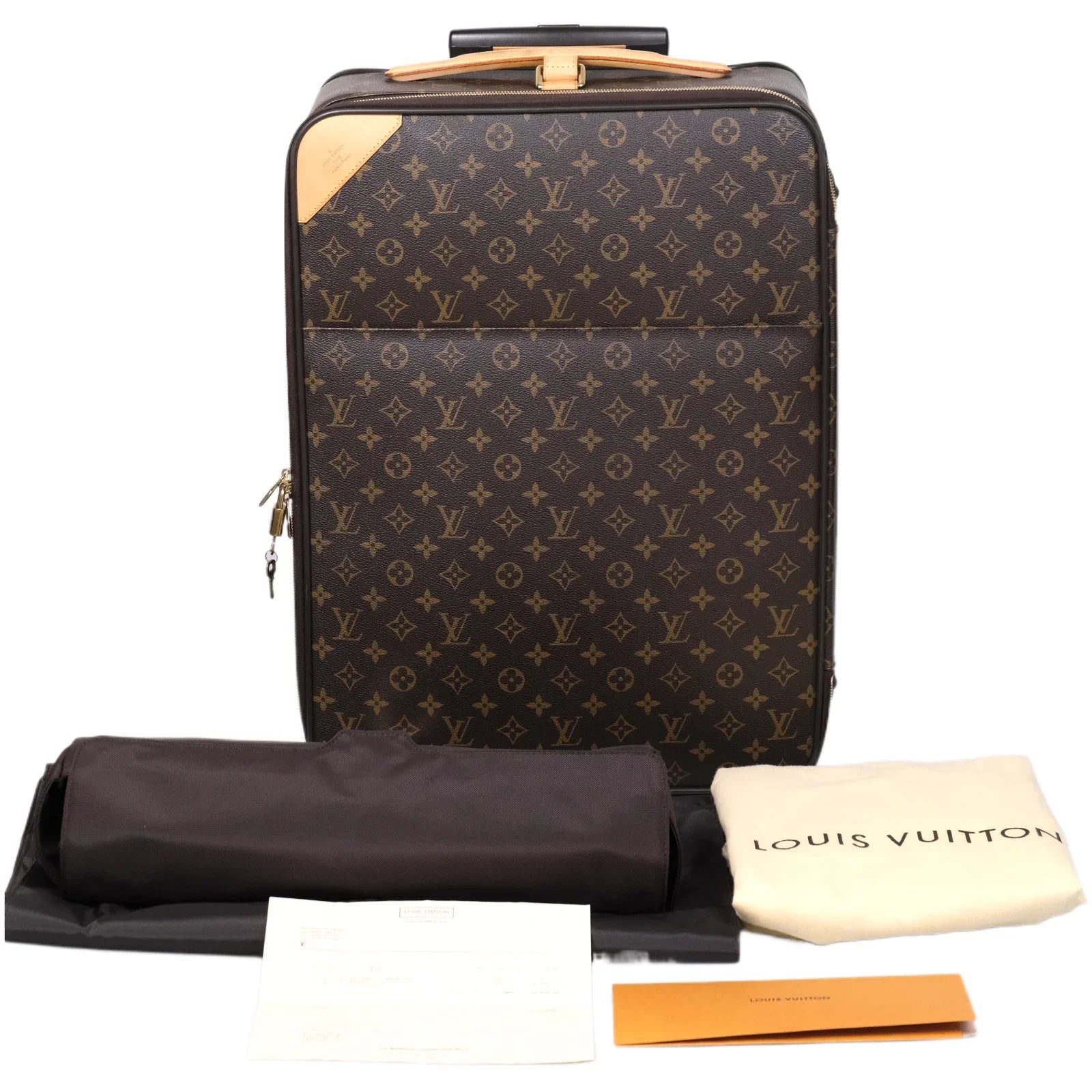Louis Vuitton Monogram Pegase 55 Carry On Luggage Bag - Lost Designer