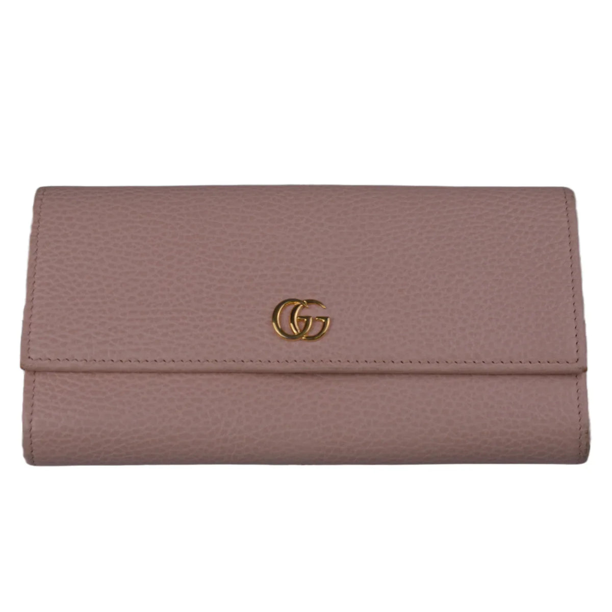 Gucci GG Marmont Continental Long Wallet Pink - Lost Designer