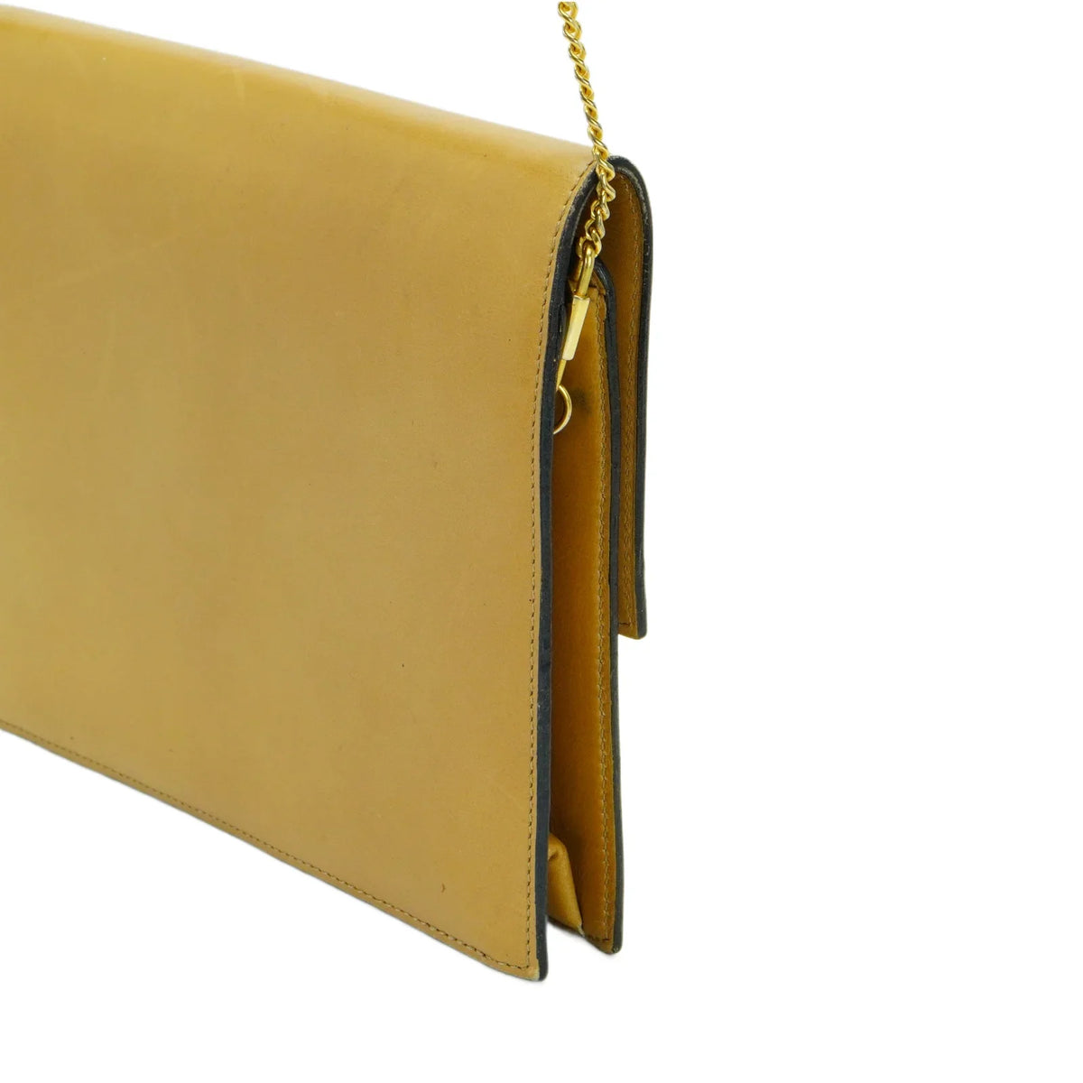 Christian Dior Leather Chain Box Bag Beige - Lost Designer