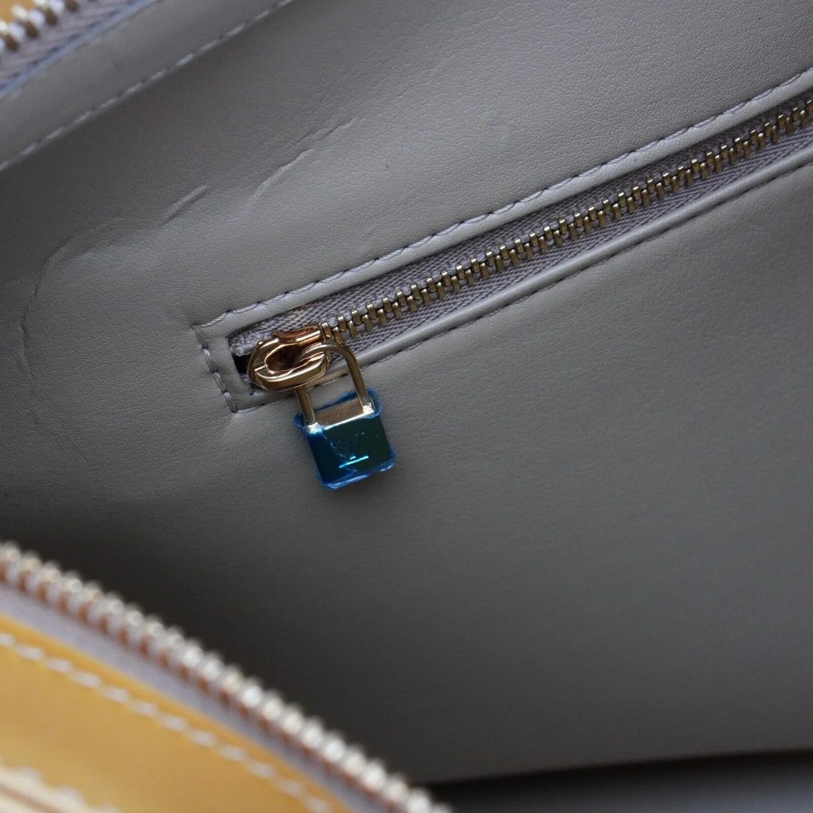 Louis Vuitton Vernis Houston Tote Bag Yellow - Lost Designer