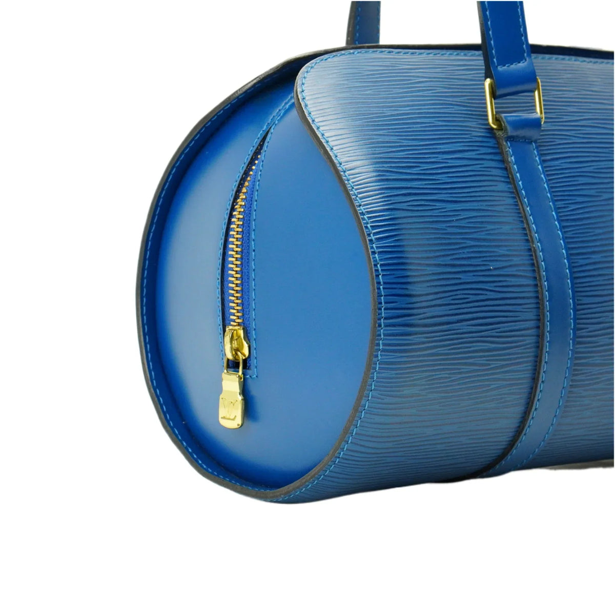 Louis Vuitton Epi Papillon Blue Bag With Pouch - Lost Designer
